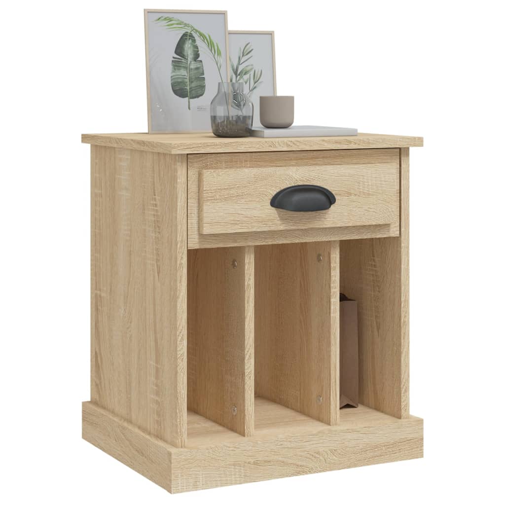 Bedside Cabinet Sonoma Oak 43x36x50 cm