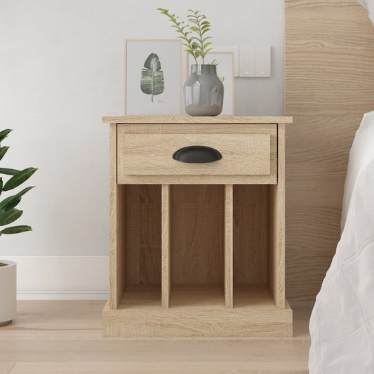 Bedside Cabinet Sonoma Oak 43x36x50 cm