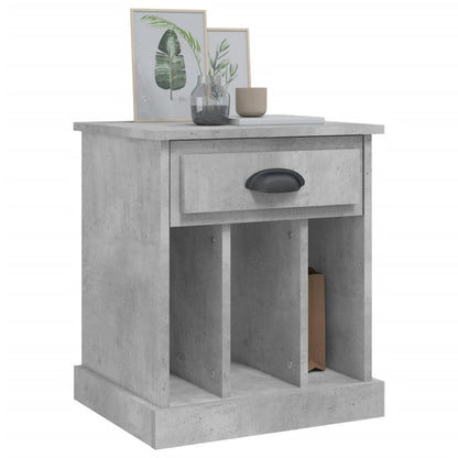 Bedside Cabinets 2 pcs Concrete Grey 43x36x50 cm