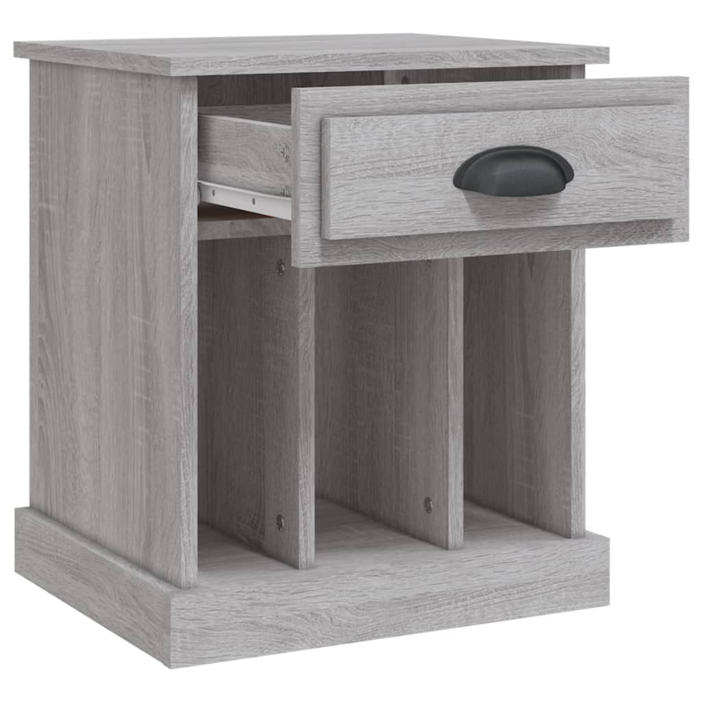 Bedside Cabinet Grey Sonoma 43x36x50 cm