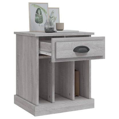 Bedside Cabinets 2 pcs Grey Sonoma 43x36x50 cm