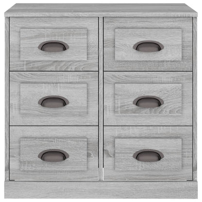 Sideboard Grey Sonoma 70x35.5x67.5 cm Engineered Wood