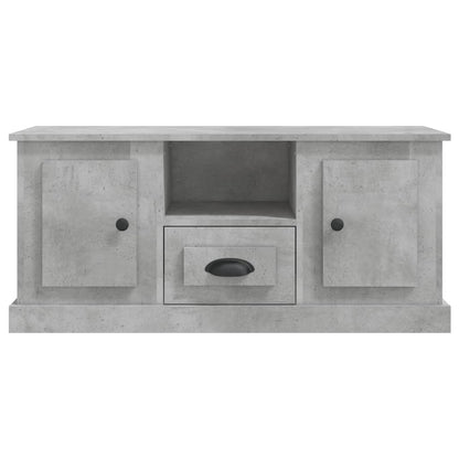 TV Cabinet Concrete Grey 100x35.5x45 cm Engineered Wood