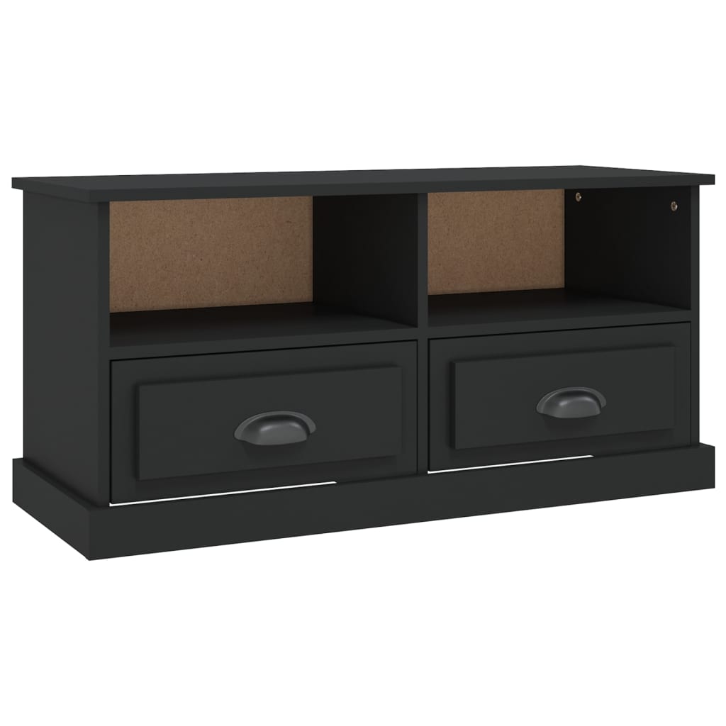 TV Cabinet Black 93x35.5x45 cm Engineered Wood