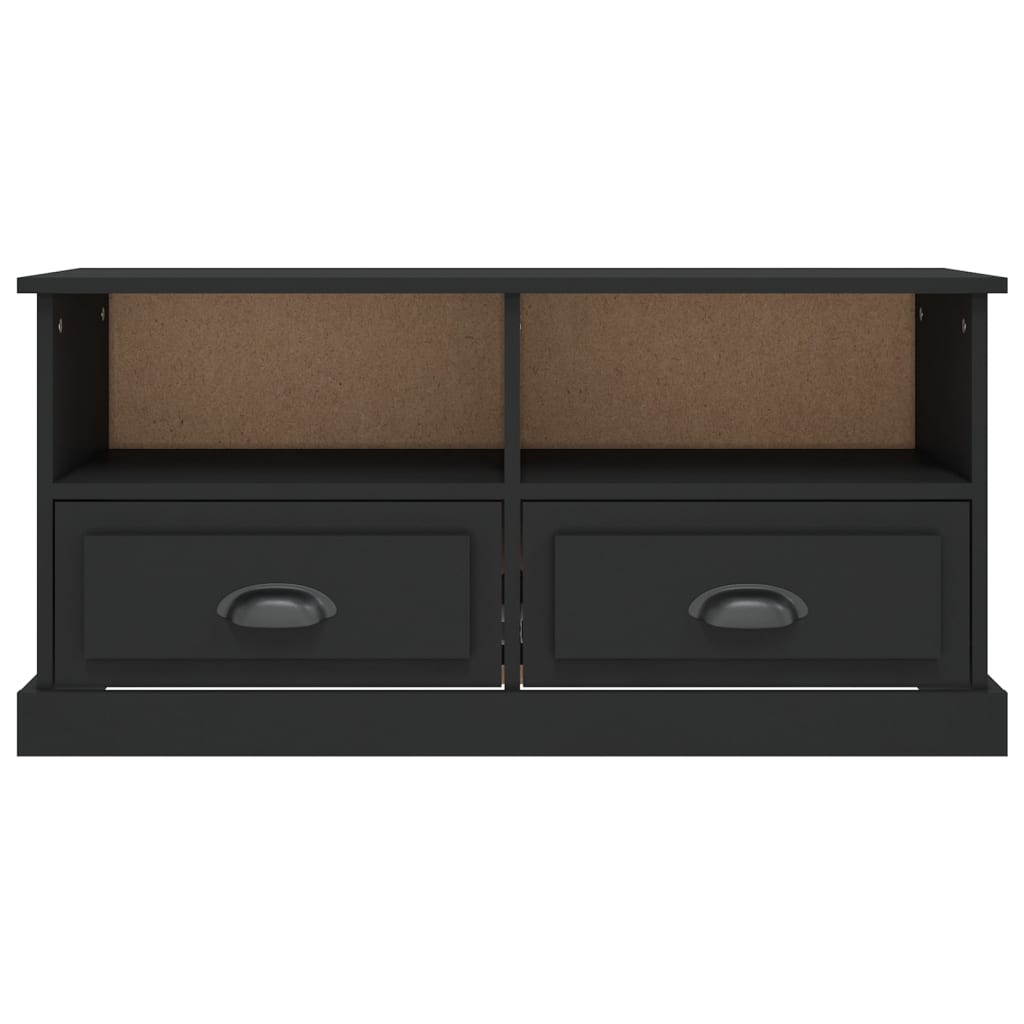 TV Cabinet Black 93x35.5x45 cm Engineered Wood