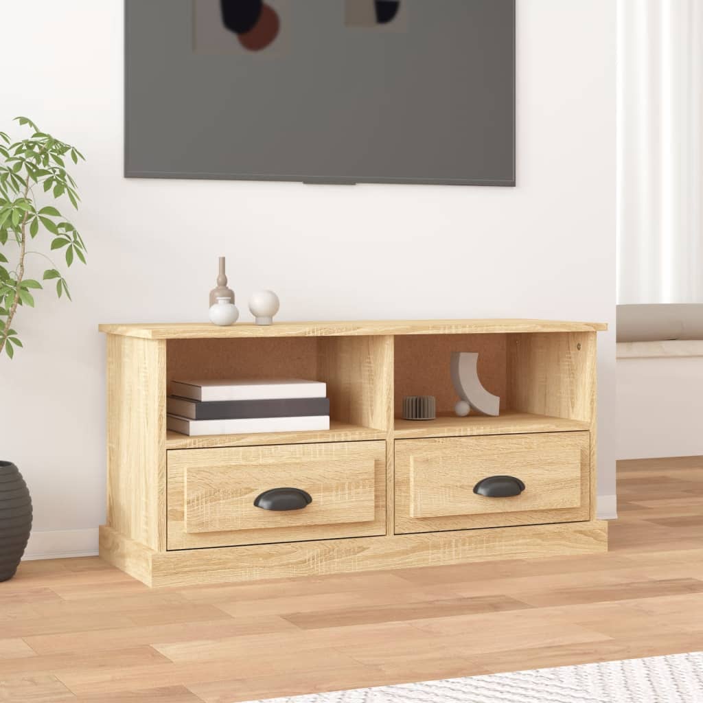 TV Cabinet Sonoma Oak 93x35.5x45 cm Engineered Wood