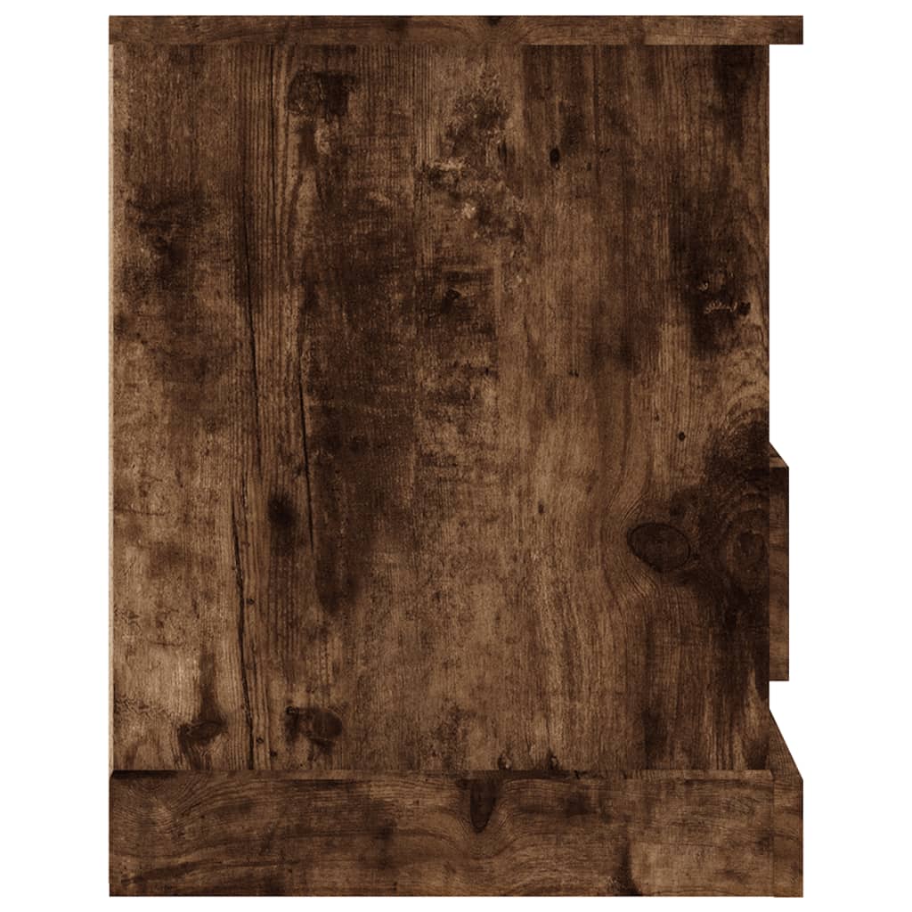 TV Cabinet Smoked Oak 93x35.5x45 cm Engineered Wood