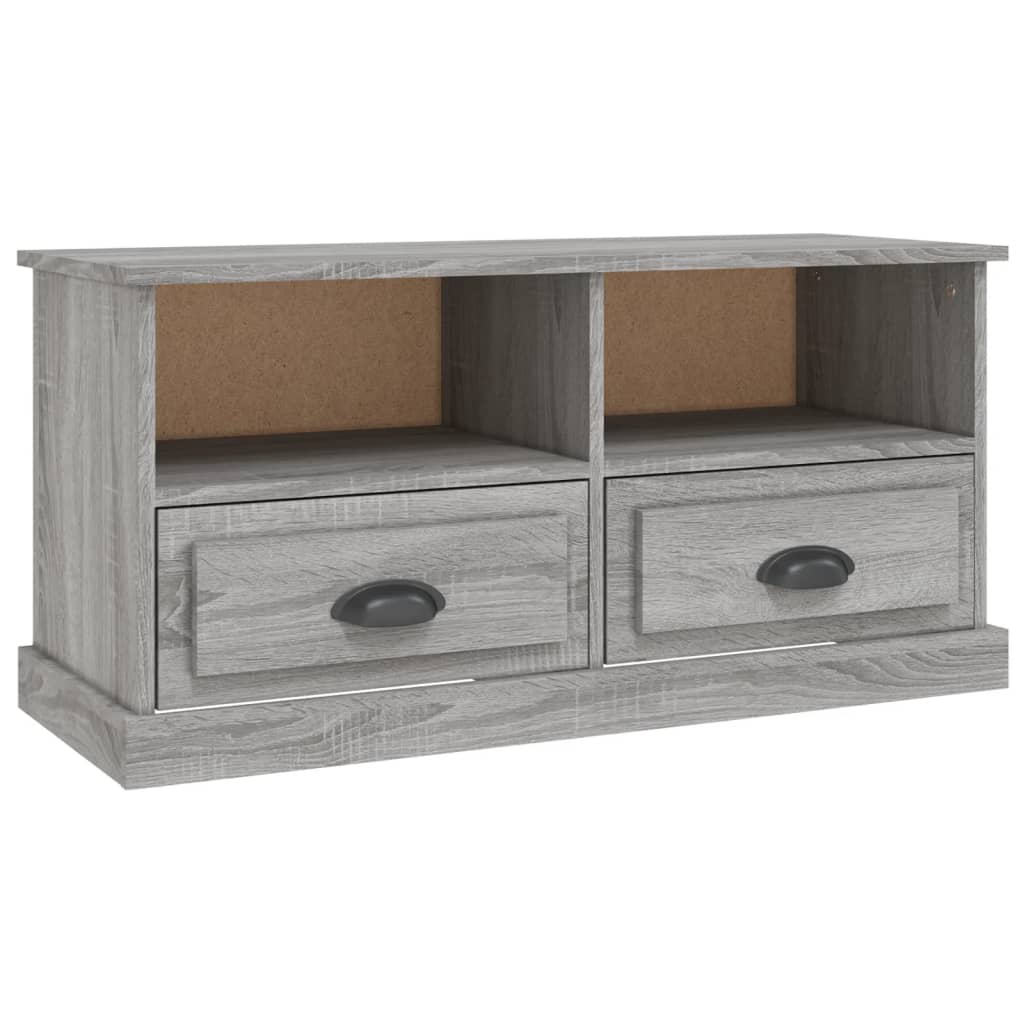 TV Cabinet Grey Sonoma 93x35.5x45 cm Engineered Wood