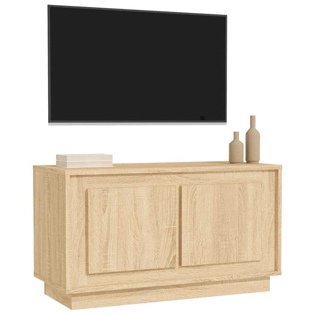 TV Cabinet Sonoma Oak 80x35x45 cm Engineered Wood