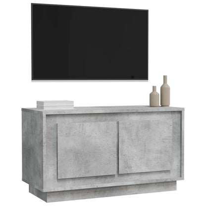 TV Cabinet Concrete Grey 80x35x45 cm Engineered Wood