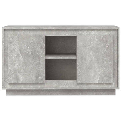 Sideboard Concrete Grey 102x35x60 cm Engineered Wood