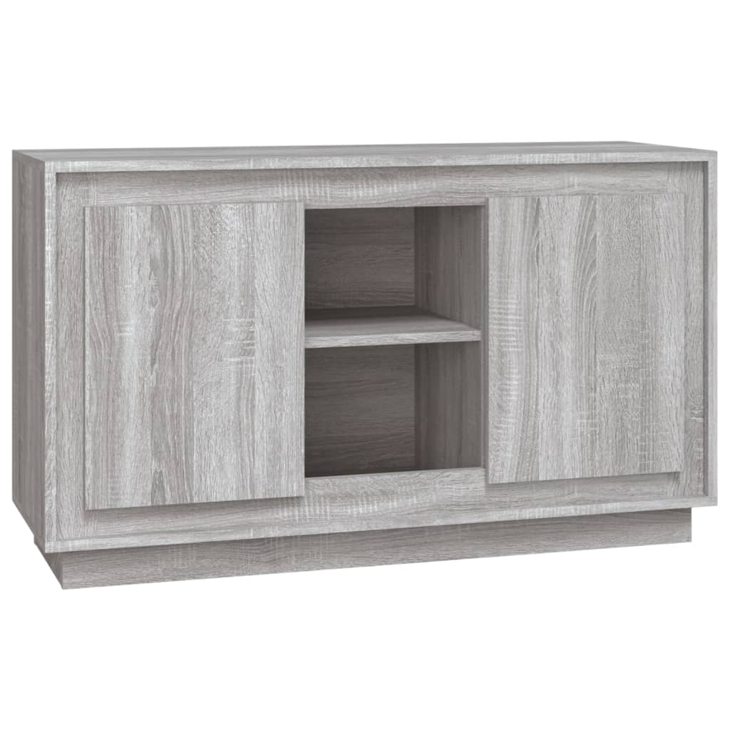 Sideboard Grey Sonona 102x35x60 cm Engineered Wood