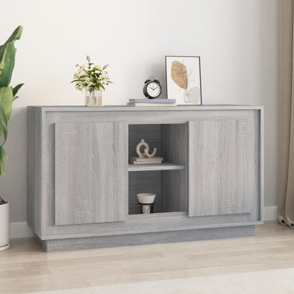 Sideboard Grey Sonona 102x35x60 cm Engineered Wood