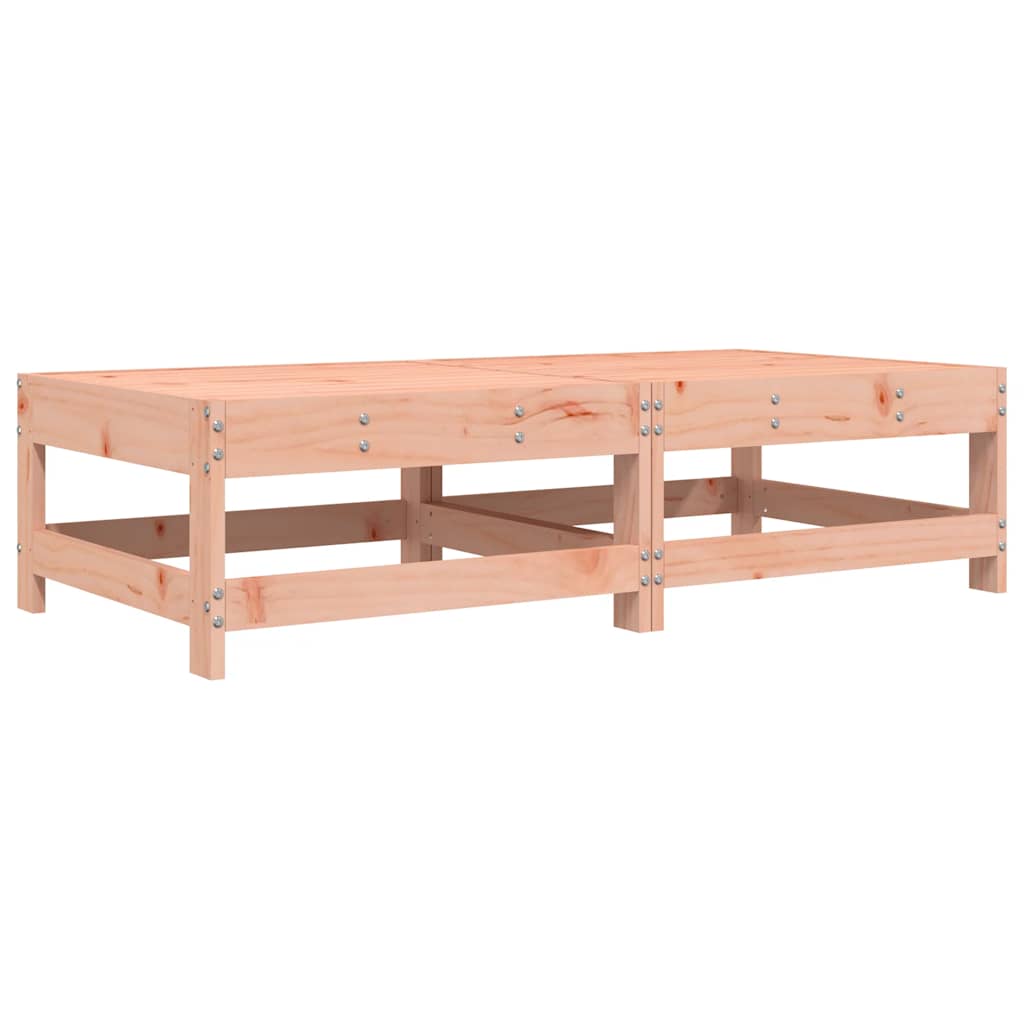 Garden Footstools with Cushions 2pcs Solid Wood Douglas