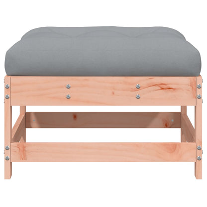 Garden Footstools with Cushions 2pcs Solid Wood Douglas