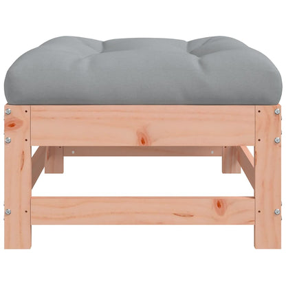 Garden Footstools with Cushions 2pcs Solid Wood Douglas