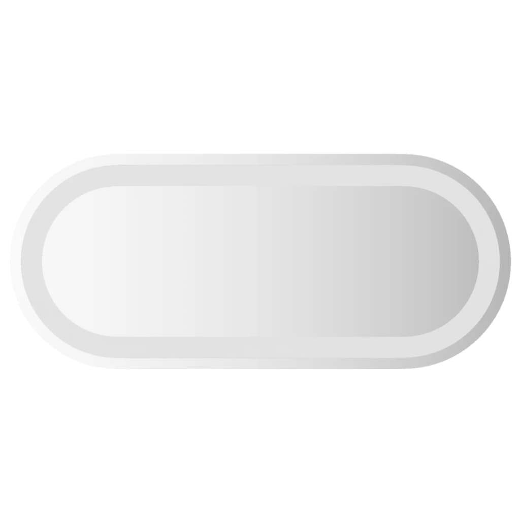 LED Bathroom Mirror 60x25 cm Oval