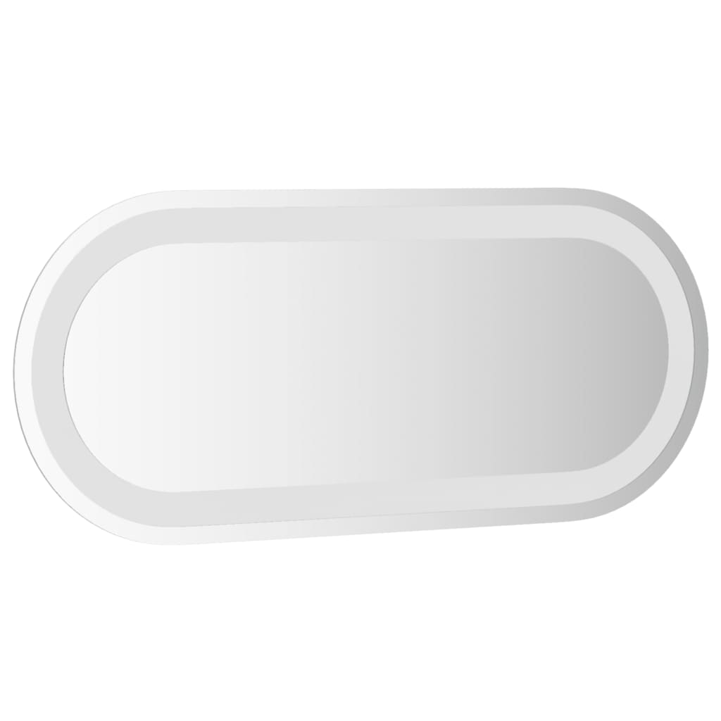 LED Bathroom Mirror 60x25 cm Oval