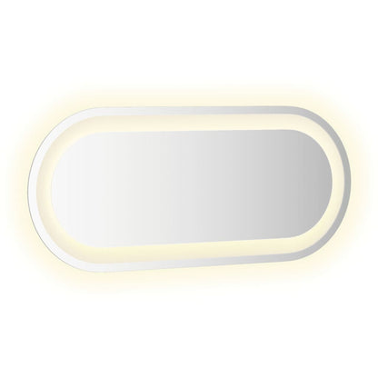 LED Bathroom Mirror 60x25 cm Oval