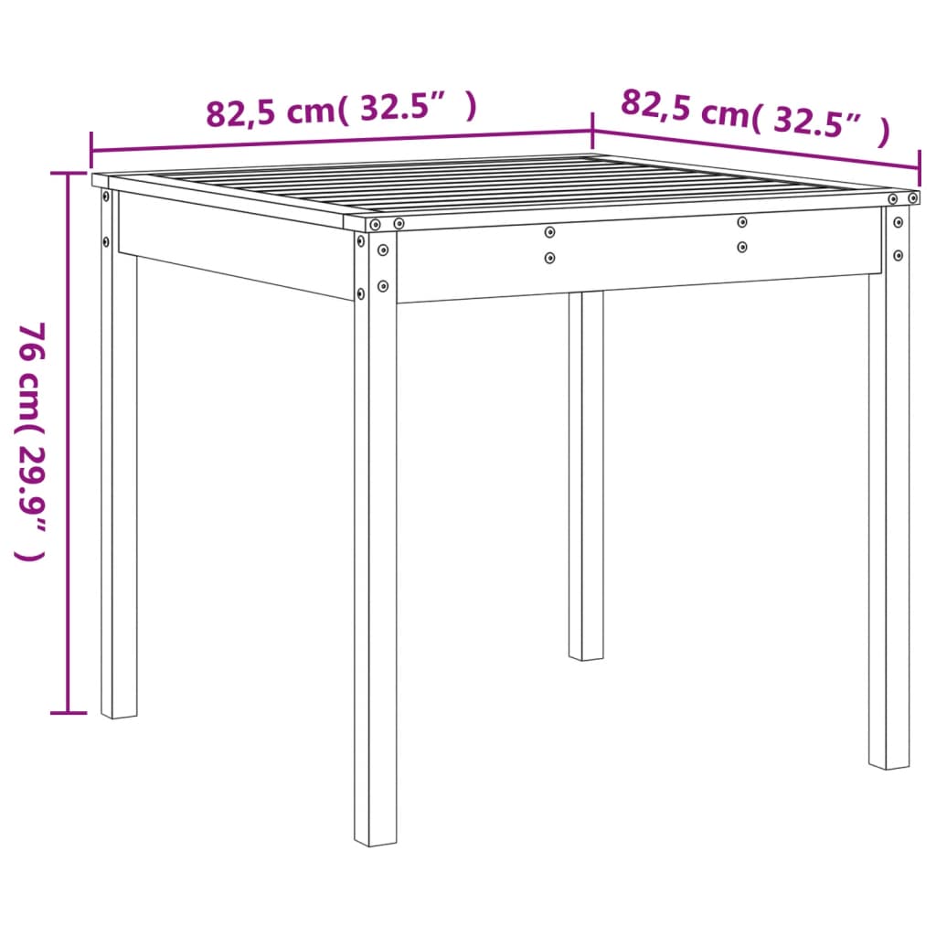 3 Piece Garden Bistro Set Grey Solid Wood Pine