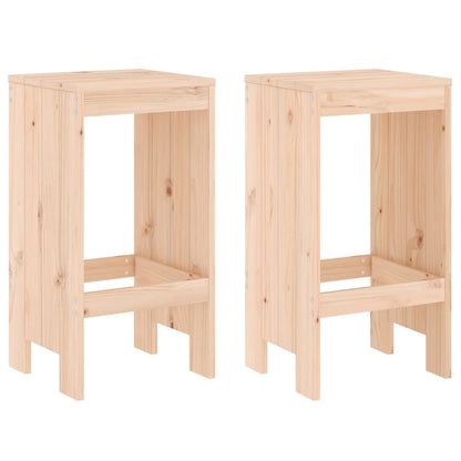 3 Piece Garden Bar Set Solid Wood Pine