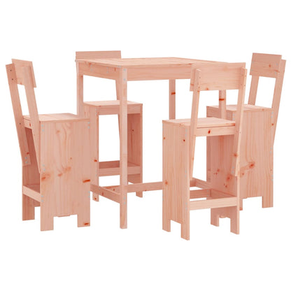 5 Piece Garden Bar Set Solid Wood Douglas