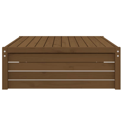 Garden Footstool Honey Brown 120x80 cm Solid Wood Pine