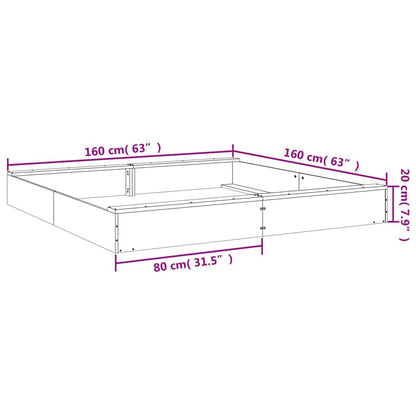 Sandbox with Seats Square Solid Wood Douglas