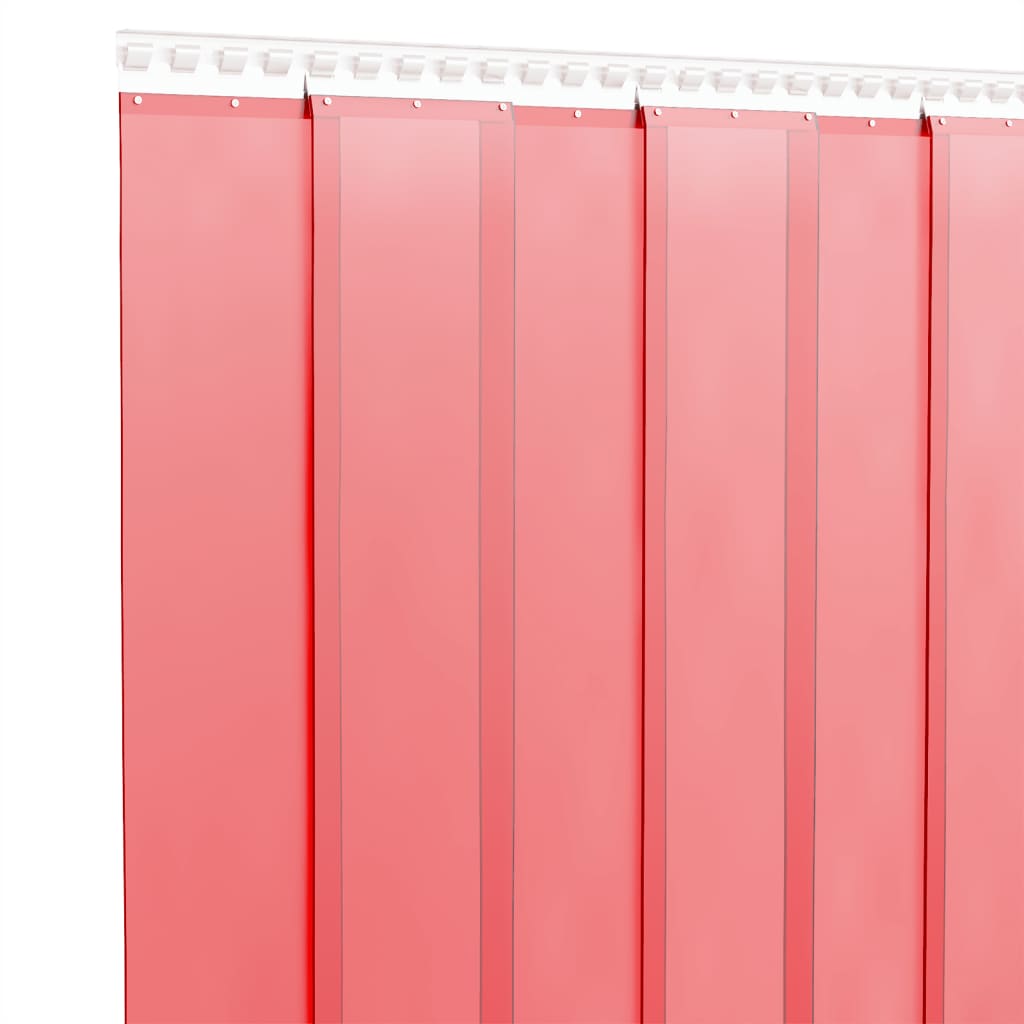 Door Curtain Red 200 mmx1.6 mm 25 m PVC