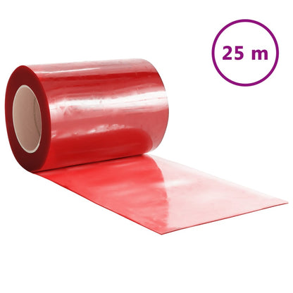 Door Curtain Red 300 mmx2.6 mm 25 m PVC