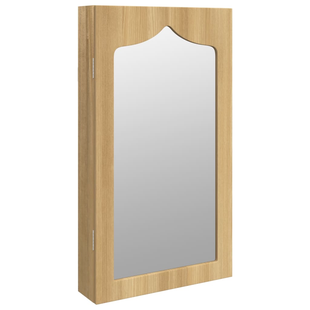 Mirror Jewellery Cabinet Wall Mounted 37.5x10x67 cm