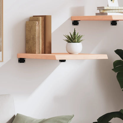 Wall Shelf 40x50x(2-4) cm Untreated Solid Wood Oak