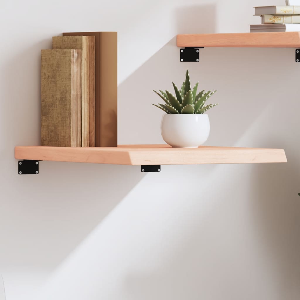 Wall Shelf 40x50x(2-4) cm Untreated Solid Wood Oak