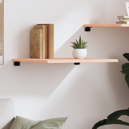 Wall Shelf 60x60x2 cm Untreated Solid Wood Oak