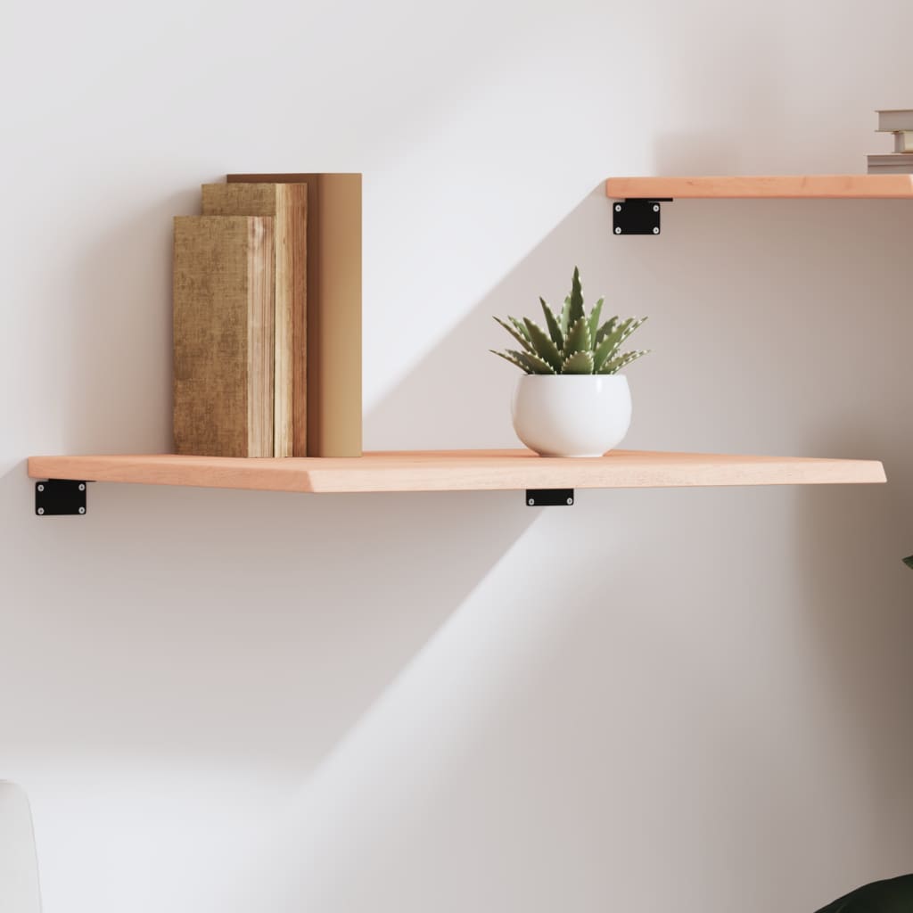 Wall Shelf 60x60x2 cm Untreated Solid Wood Oak