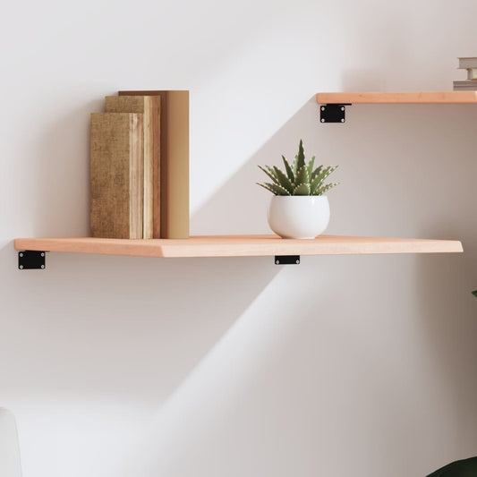 Wall Shelf 60x60x2 cm Untreated Solid Wood Oak