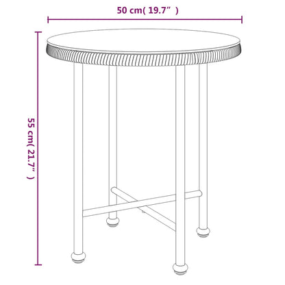 3 Piece Garden Dining Set Poly Rattan