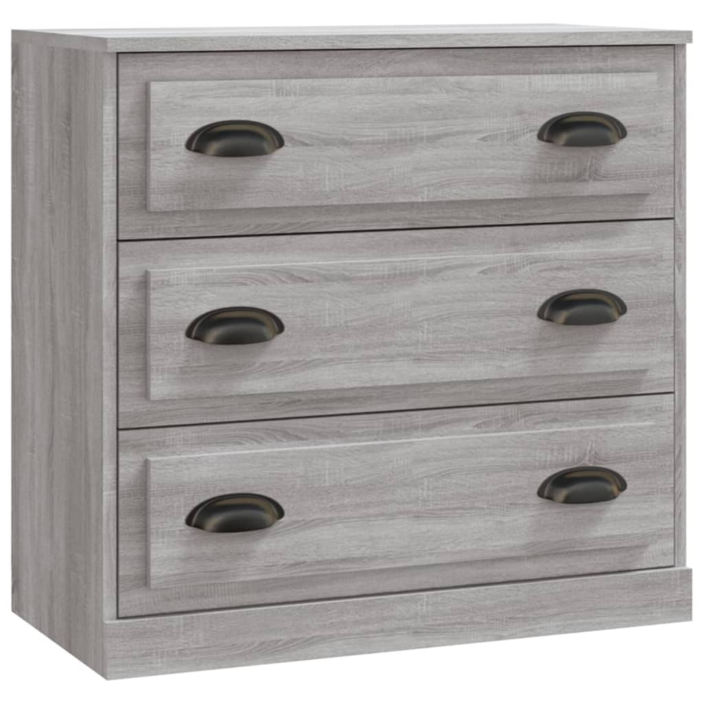 Sideboards 2 pcs Grey Sonoma Engineered Wood