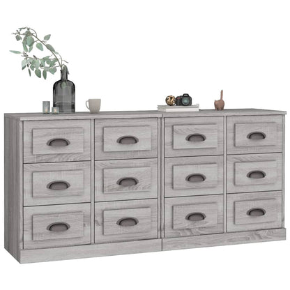 Sideboards 2 pcs Grey Sonoma Engineered Wood