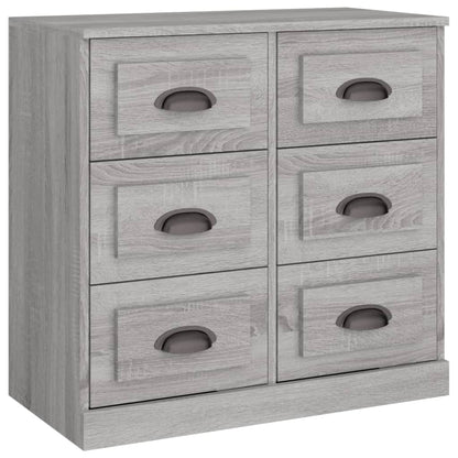 Sideboards 2 pcs Grey Sonoma Engineered Wood