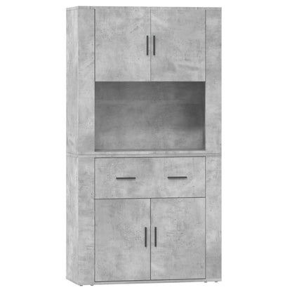 Highboard Concrete Grey Engineered Wood