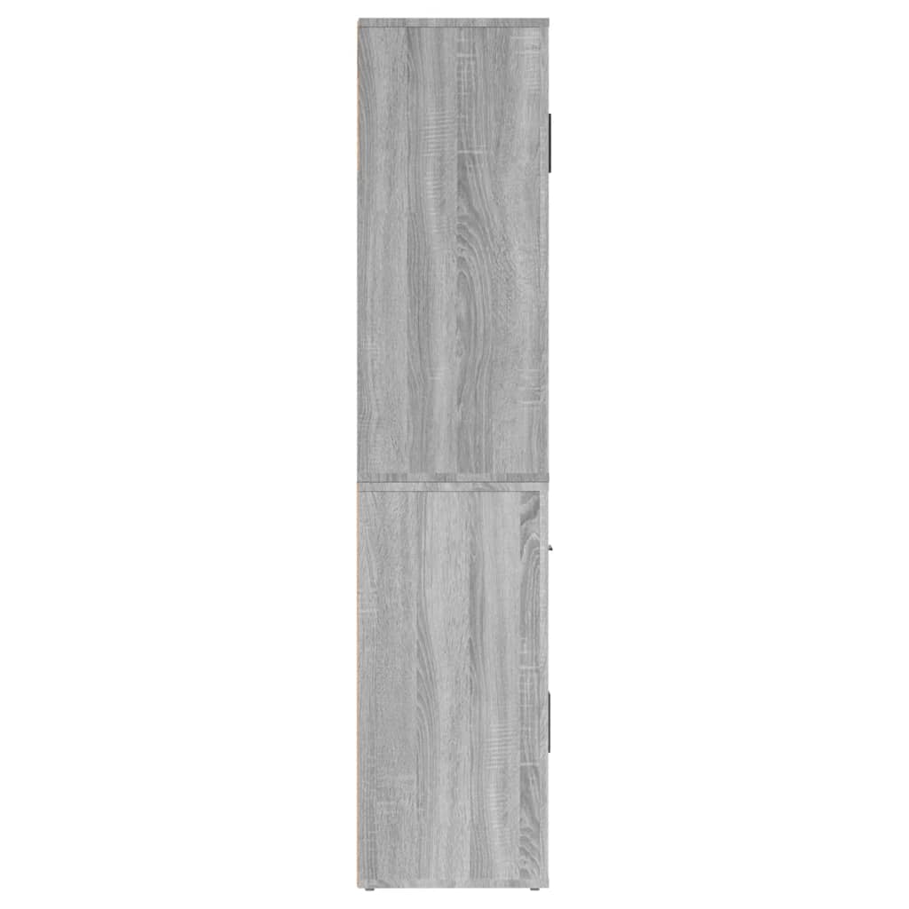 Highboard Grey Sonoma Engineered Wood