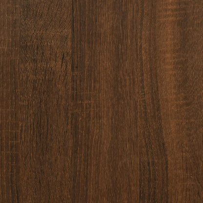 Highboard Brown Oak Engineered Wood