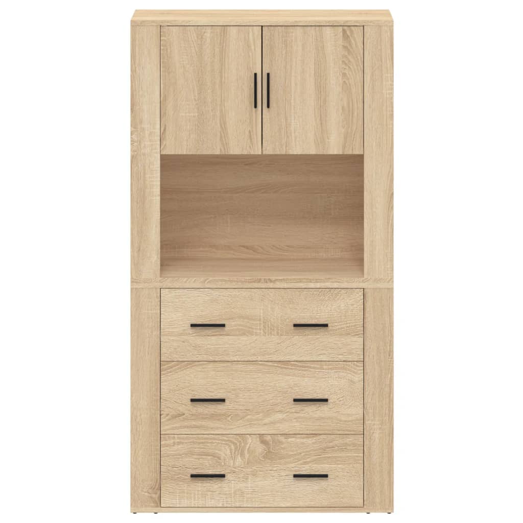 Highboard Sonoma Oak Engineered Wood