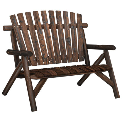 5 Piece Garden Lounge Set Solid Wood Spruce