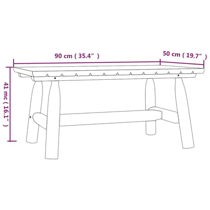 5 Piece Garden Lounge Set Solid Wood Spruce