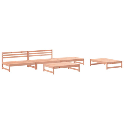 5 Piece Garden Lounge Set Solid Wood Douglas