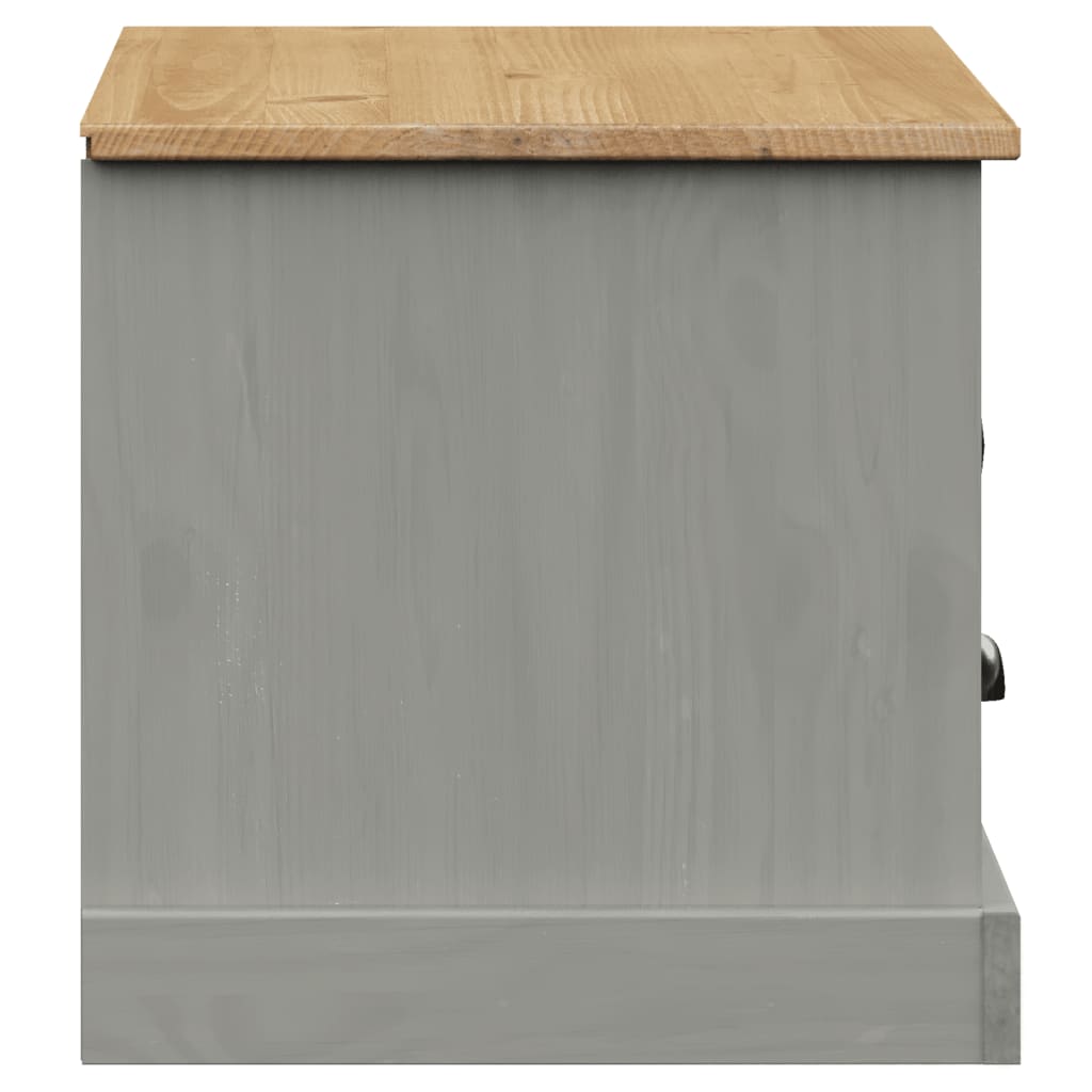 TV Cabinet VIGO Grey 106x40x40 cm Solid Wood Pine