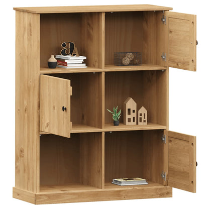 Bookcase VIGO 90x35x114.5 cm Solid Wood Pine