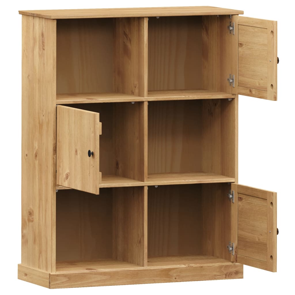 Bookcase VIGO 90x35x114.5 cm Solid Wood Pine